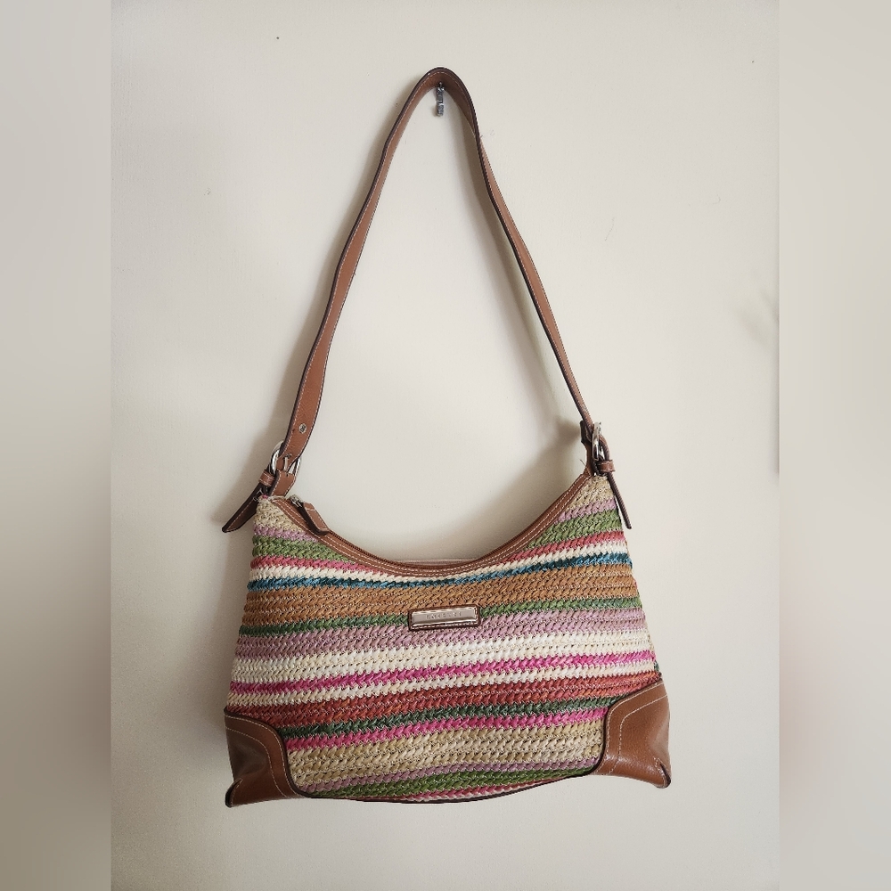 Rosetti multicolored weave purse handbag